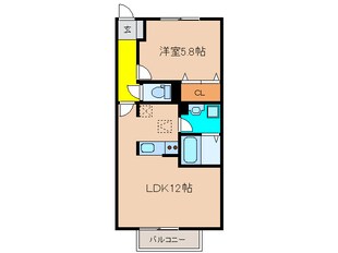 アンソレイエＣ棟の物件間取画像